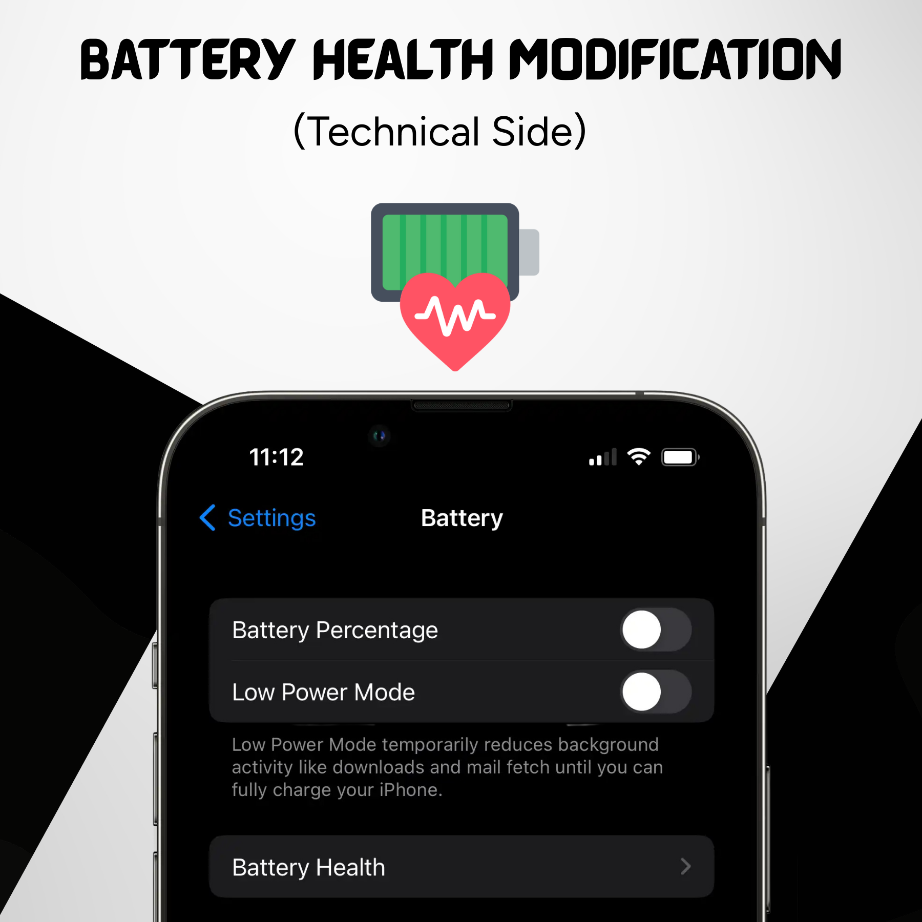 Battery Health Modification (Technical Side)
